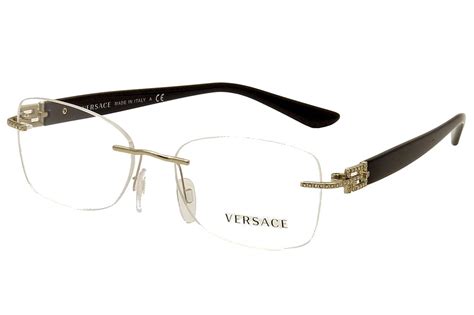 versace rimless eyeglasses|versace glasses price list.